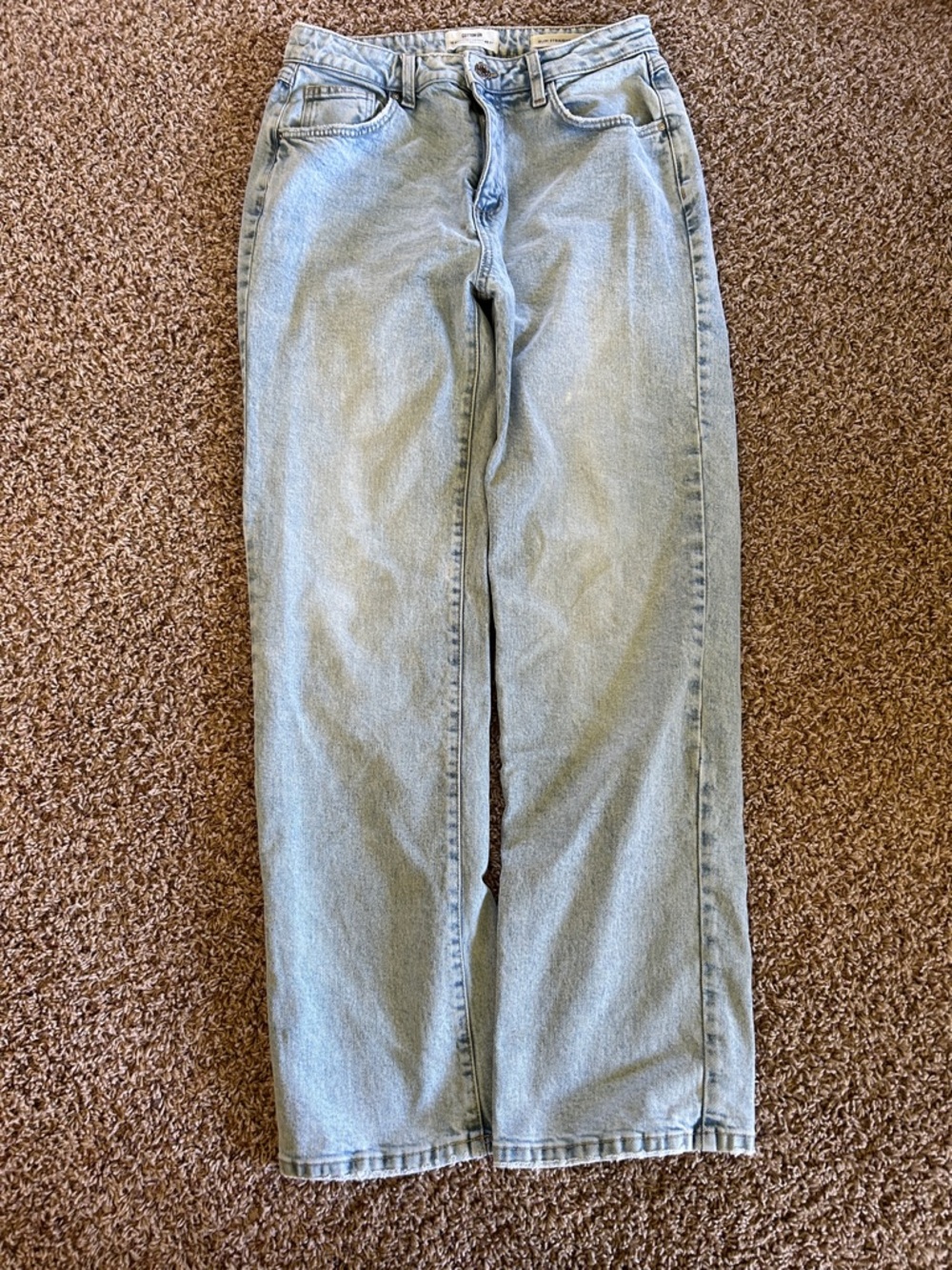 Cotton On Slim Straight Jeans in Light Blue